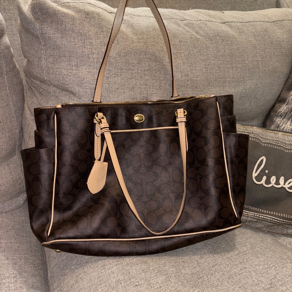 Elegant Brown Tote Bag
